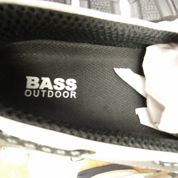#033 Sz 7.5M NIB BASS OUTDOORS White Shoes - Picture 8 of 16